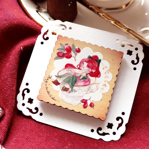 Wooden Pin 'Maximilian'